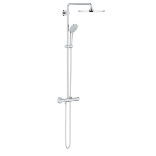 Colonne de douche EUPHORIA SYSTEM 310 avec mitigeur thermostatique GROHE 26075-000 photo du produit