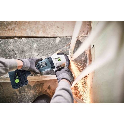 Meuleuse d'angle 18 V AGC 18-125 5,0 EBI-Plus + 2 batteries 5 Ah + chargeur en coffret Systainer SYS3 FESTOOL 577700 photo du produit Secondaire 7 L