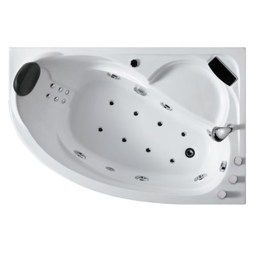 Baignoire balnéo d'angle KENYA 150 IMASSAGE droite - THALASSOR - KENYA150D-IM pas cher Secondaire 1 L