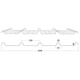 Plaque nervur&eacute; Cobacier 1004 Incolore Sunclerar ondul&eacute; 4000X1048X1 pas cher Principale M