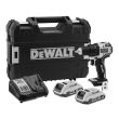 Perceuse-visseuse 18V XR Brushless + 2 batteries 2Ah + chargeur + coffret TSTAK - DEWALT - DCD708D2T-QW pas cher