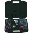 Coffret mini ponceuse rotative révolver pneumatique 50-75mm - SAM OUTILLAGE - 1372-90 pas cher