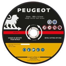 Disques à tronçonner Peugeot Outillage 180 mm pour métaux ferreux - 801181 photo du produit Principale M