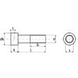 Vis à métaux tête cylindrique 6 pans creux A2 DIN 912 4X8 boîte de 100 - ACTON - 672014X8 pas cher Secondaire 3 S