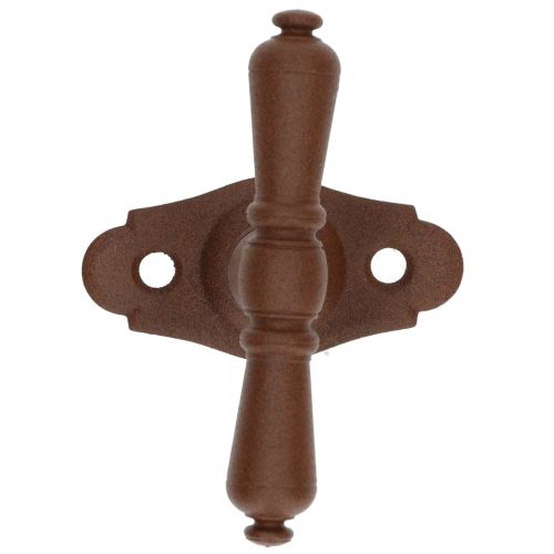 Bouton sur platine Nevers fer rouillé - BOUVET - BO52PC85E pas cher