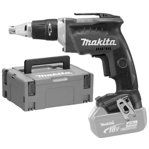 Visseuse plaque de plâtre LXT 18V (sans batterie ni chargeur) + coffret MAKPAC - MAKITA - DFS452ZJ pas cher