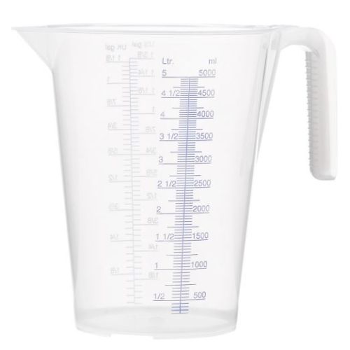 Broc doseur transparent gradu&eacute; 5L - PRESSOL - 07 065 pas cher