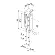 Gâche électrique 138 05 Profix 2 étanche sans têtière 12 V EFF EFF 138W.13-----E91 photo du produit Secondaire 1 S