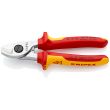 Coupe-câbles isolé 1000V capacité 50mm² longueur 165mm - KNIPEX - 95 16 165 pas cher