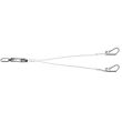 Longe antichute double drisse LDAD-1,5-10-10 blanc - TRACTEL - 77992 pas cher