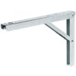 Console pliante en acier zingué 300x200mm 75-150kg par paire - 287.55.930 pas cher