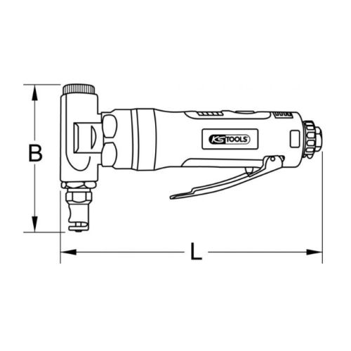 Grignoteuse pneumatique 330 W D 3/8'' KS TOOLS  515.3050 photo du produit Secondaire 1 L