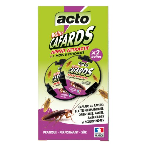 Boites-appât cafards au spinosad ACTO ACAF7 photo du produit Principale L