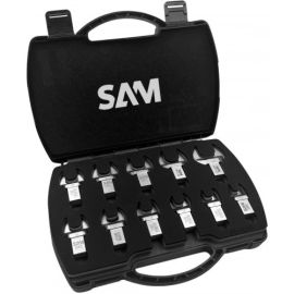 Coffret de 11 embouts dynamométriques Sam Outillage 14x18 à fourche en mm - DFC-J11 pas cher Principale M