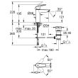 Mitigeur de lavabo EUROSMART monocommande TM GROHE 23322003 photo du produit