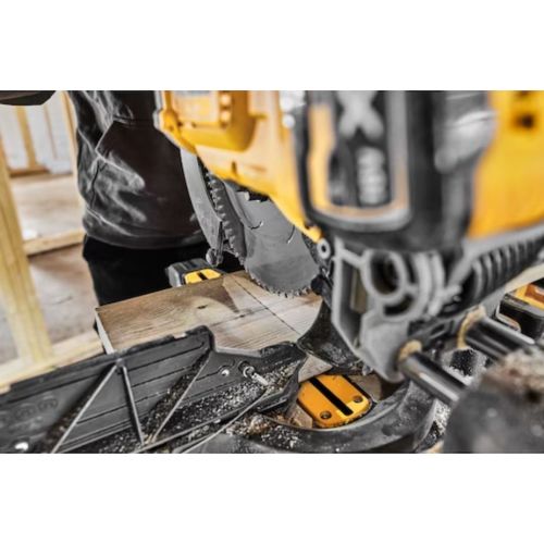Scies à onglets 54 V XR FLEXVOLT 305 mm + batterie 9/3 Ah + chargeur DEWALT DCS781X2-QW photo du produit Secondaire 28 L