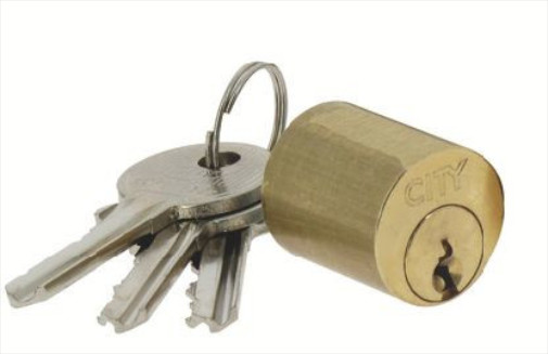 Cylindre extérieur vertical laiton poli 40mm - ISEO - 56310401.5