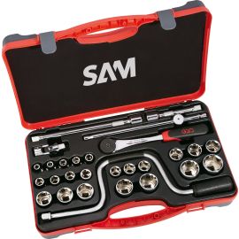 Coffret 1/2'' Sam outillage de 28 outils en mm - 75-SH28 pas cher Principale M