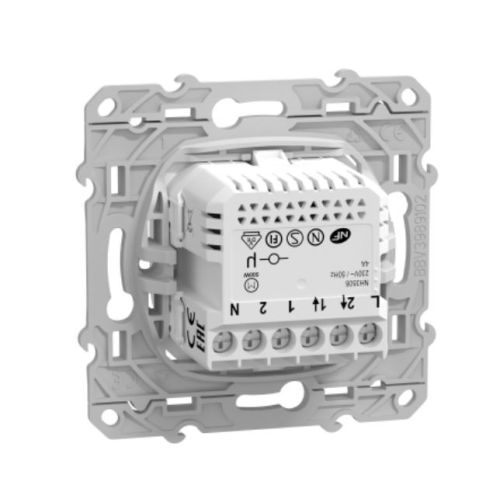 Interrupteur m&eacute;canisme OVALIS blanc 4 A zigbee pour volet roulant - SCHNEIDER ELECTRIC - S320567W pas cher Secondaire 3 L
