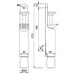 Butoir de porte argent KWS 103202 photo du produit Secondaire 1 S