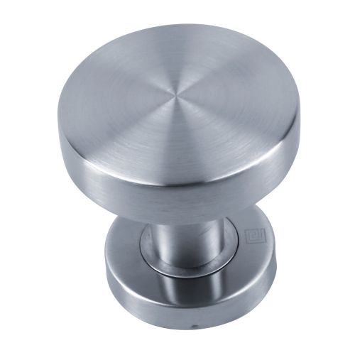 Bouton de porte inox brossé rond plat diamètre 70 mm Héraclès B-INOX-BP04 photo du produit Secondaire 1 L