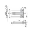 Amortisseur à visser Minidamp 2 diamètre piston 6,3 mm plastique gris EMUCA 1265721 photo du produit