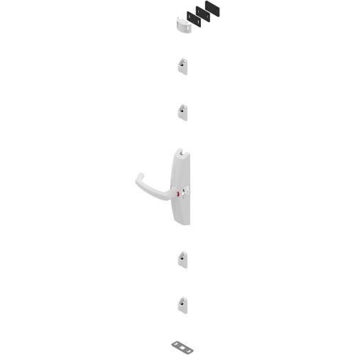 Crémone DUALIS à poignée rotative Blanc RAL 9010 - LA CROISEE DS - DS7211-036 pas cher Secondaire 1 L