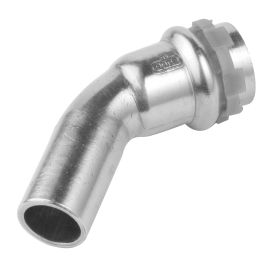 Raccord coudé VSH Sudopress Aalberts IPS 45° D28mm - 6670213 pas cher Principale M