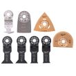 Lot de 8 lames pour outils multifonctions rénovation MILWAUKEE 48906088 photo du produit