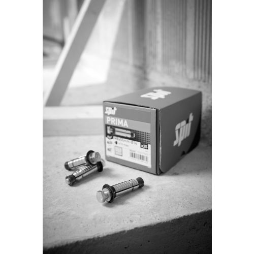 Cheville métallique PRIMA M8x55/10 avec vis boîte de 25 - SPIT - 050406 pas cher Secondaire 7 L