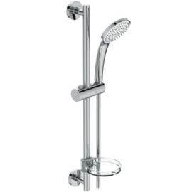 Barre de douche 600 mm IDEALRAIN Ideal Standard avec douchette 80 mm et flexible 1750 mm - B9503AA photo du produit Principale M