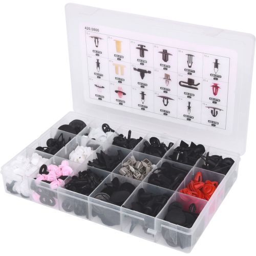 Assortiment d'agrafes pour Toyota/Lexus 360 pièces KS TOOLS 420.0800 photo du produit