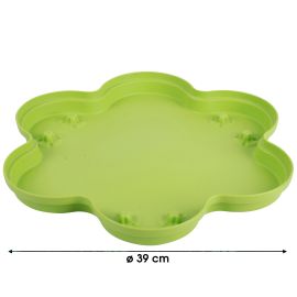 Porte plante plastique Roma trio anis D39 cm pas cher Principale M