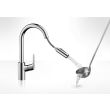 Mitigeur évier bec C avec douchette extractible FOCUS M41 - HANSGROHE - 31850000 pas cher Secondaire 1 S