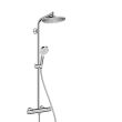 Colonne de douche 1 jet CROMETTA S 240 2 sorties - HANSGROHE - 27267000 pas cher