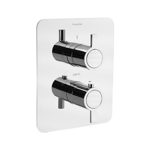 Mitigeur de douche thermostatique &agrave; encastrer 1 voie DRAKO 332411S - RAMON SOLER - 33D302535 pas cher