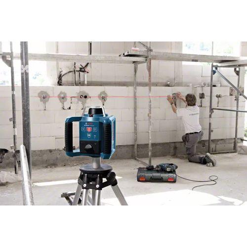 Laser roratif 2x1,5V GRL 300 HV Professional rouge en coffret BOSCH 0601061501 photo du produit Secondaire 3 L