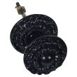 Bouton chainette Dahila 91mm noir - JARDINIER MASSARD - J502120 pas cher