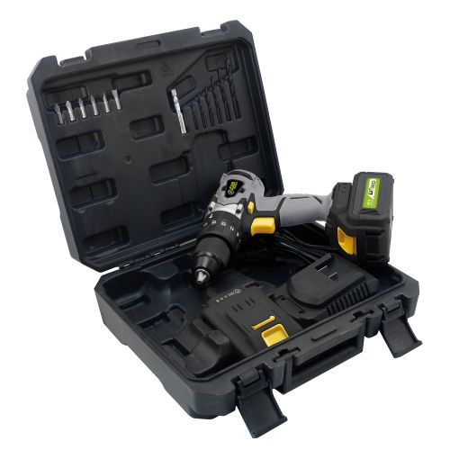 Perceuse visseuse à percussion 18 V LI 55N Brushless + 2 batteries Li-ion + chargeur en coffret FARTOOLS 215522 photo du produit Secondaire 2 L