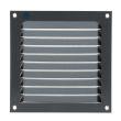 Grille à persienne 436 largeur 150 mm hauteur 150 mm anodisé argent RENSON 16251 photo du produit