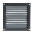 Grille à persienne 436 150x150mm anodisé argent - RENSON - 41501501 pas cher