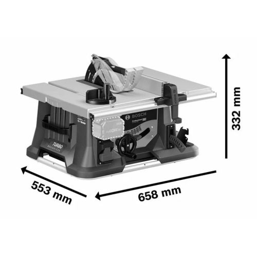 Scie sur table 18V GTS 18V-216 + 2 batteries 5.5 Ah ProCore - BOSCH - 0601B44004 pas cher Secondaire 1 L