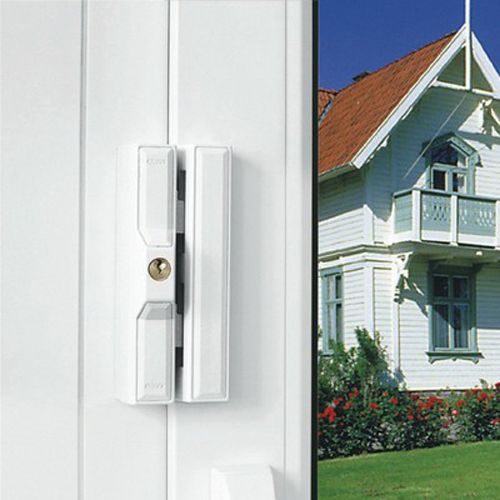 Verrou à cylindre pour baie coulissante blanc ABUS FTS88 W KD EK photo du produit Secondaire 3 L