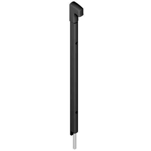 Verrou en applique Danaos tige inox longueur 536 mm noir RAL9005 LA CROISEE DS DS6366-013 photo du produit Principale L