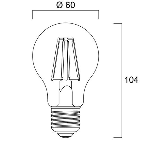 Lampe TOLEDO RT GLS CL 827 E27 806lm - SYLVANIA - 0029327 pas cher Secondaire 1 L