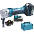 Grignoteuse LXT 18 V + 2 batteries 5 Ah + chargeur rapide + coffret MAKPAC MAKITA DJN161RTJ photo du produit