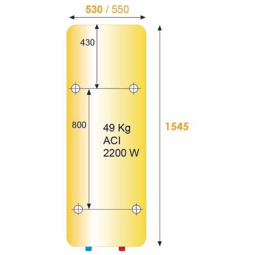 Chauffe-eau &eacute;lectrique st&eacute;atite VIZENGO ACI Hybride 200 L vertical mural ATLANTIC 154120 photo du produit Secondaire 3 L