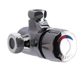 Mitigeur de douche temporisé ALPA Presto bouton chromé - 35925 photo du produit Principale M