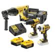 Pack 18 V 3 machines (DCH133/DCD777/DCF787) + 2 batteries 4Ah + chargeur en coffret T-STAK - DEWALT photo du produit