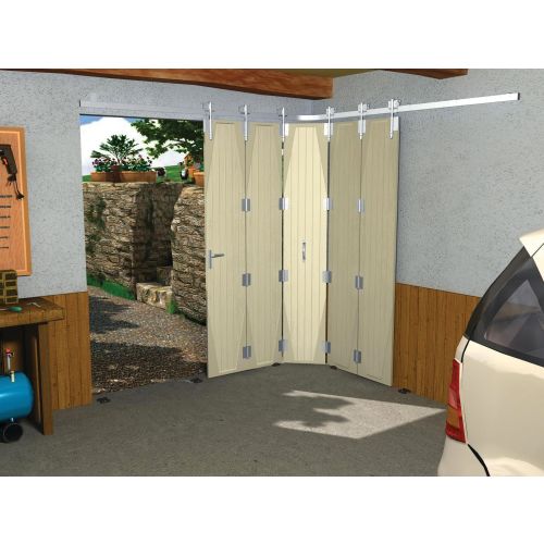 Demi sabot en nylon pour porte de garage articulée longueur 120 mm MANTION 1012N photo du produit Secondaire 1 L